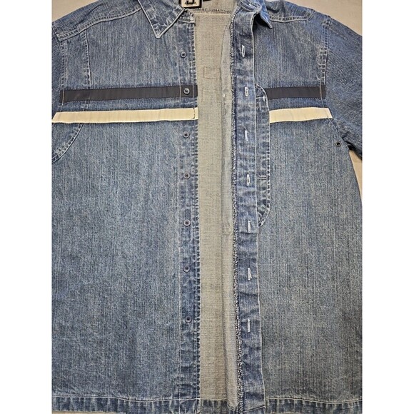 VINTAGE DON Matching Blue Jean Outfit XL Shirt Size 40x32 Pants Embroidered - Picture 3 of 16